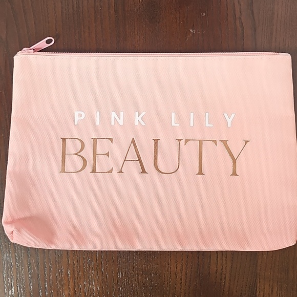 Pink Beauty Handbags - Pink Lily Beauty Bag